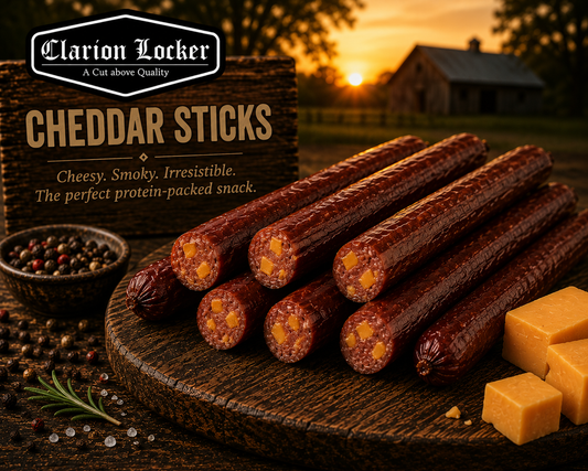 Beef Sticks (Cheddar Cheese)